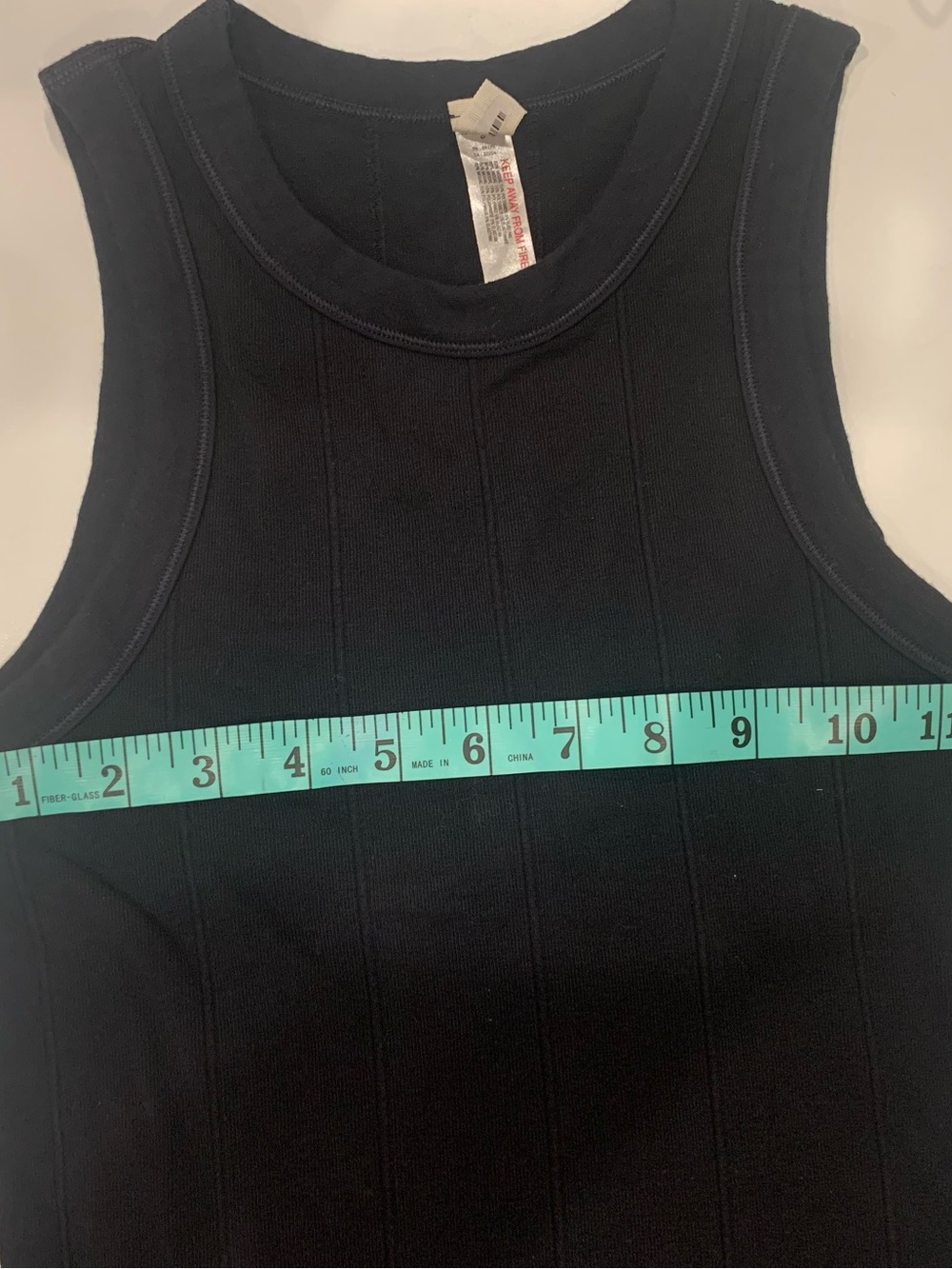 Free People Intimately Black Ribbed Racerback Tank XS/S - Picture 4 of 5